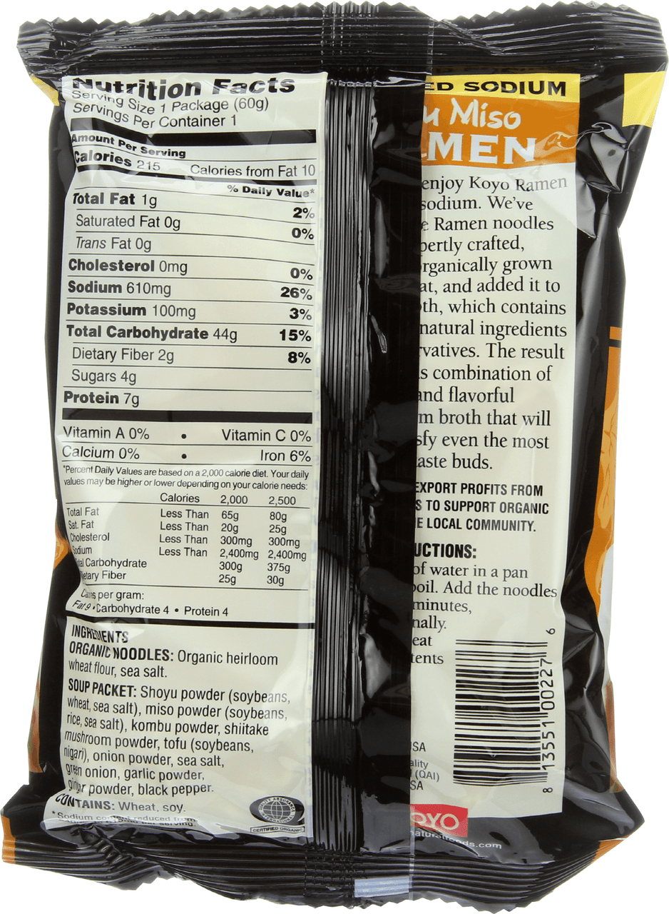 Koyo Tofu/Miso Ramen Rs (12x2OZ )-1