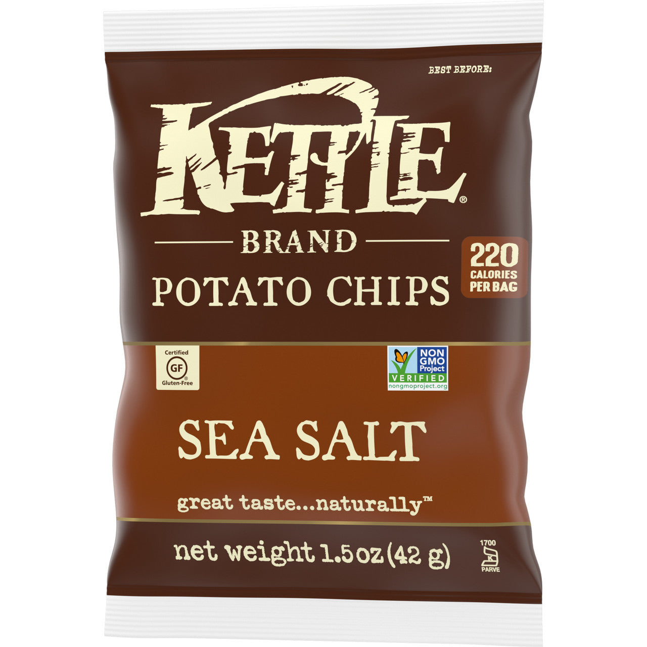 KETTLE CHIPS SEA SALTED ( 24 X 1.5 OZ )-7