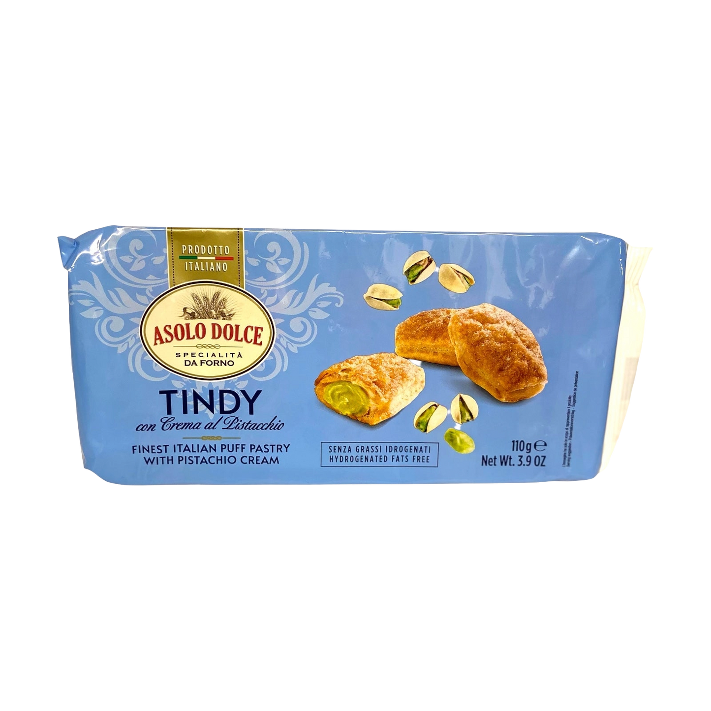 Asolo Dolce Tindy (Puff Pastry) With Pistachio Cream 110g