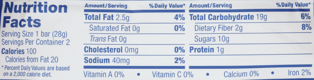 Nature's Bakery Blueberry, Whole Wheat (12x2 OZ)-1