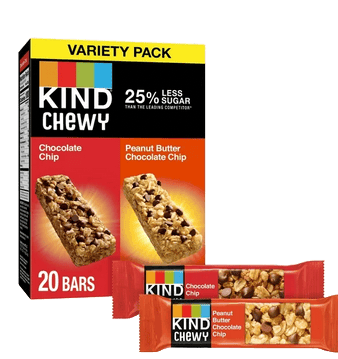 Kind Chewy Granola Bars Variety Pack - 16.2 oz Box (20 Bars)