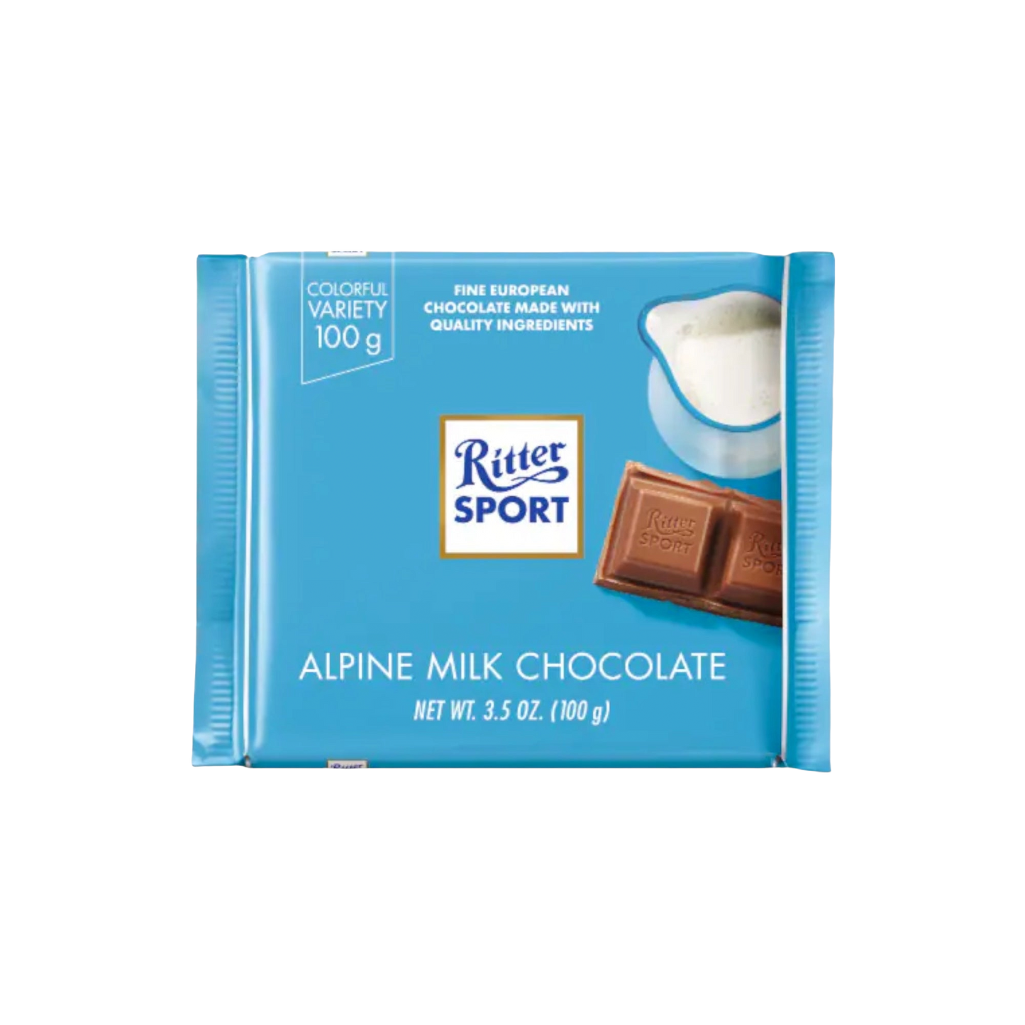 Ritter Sport Alpine Milk Chocolate 100g