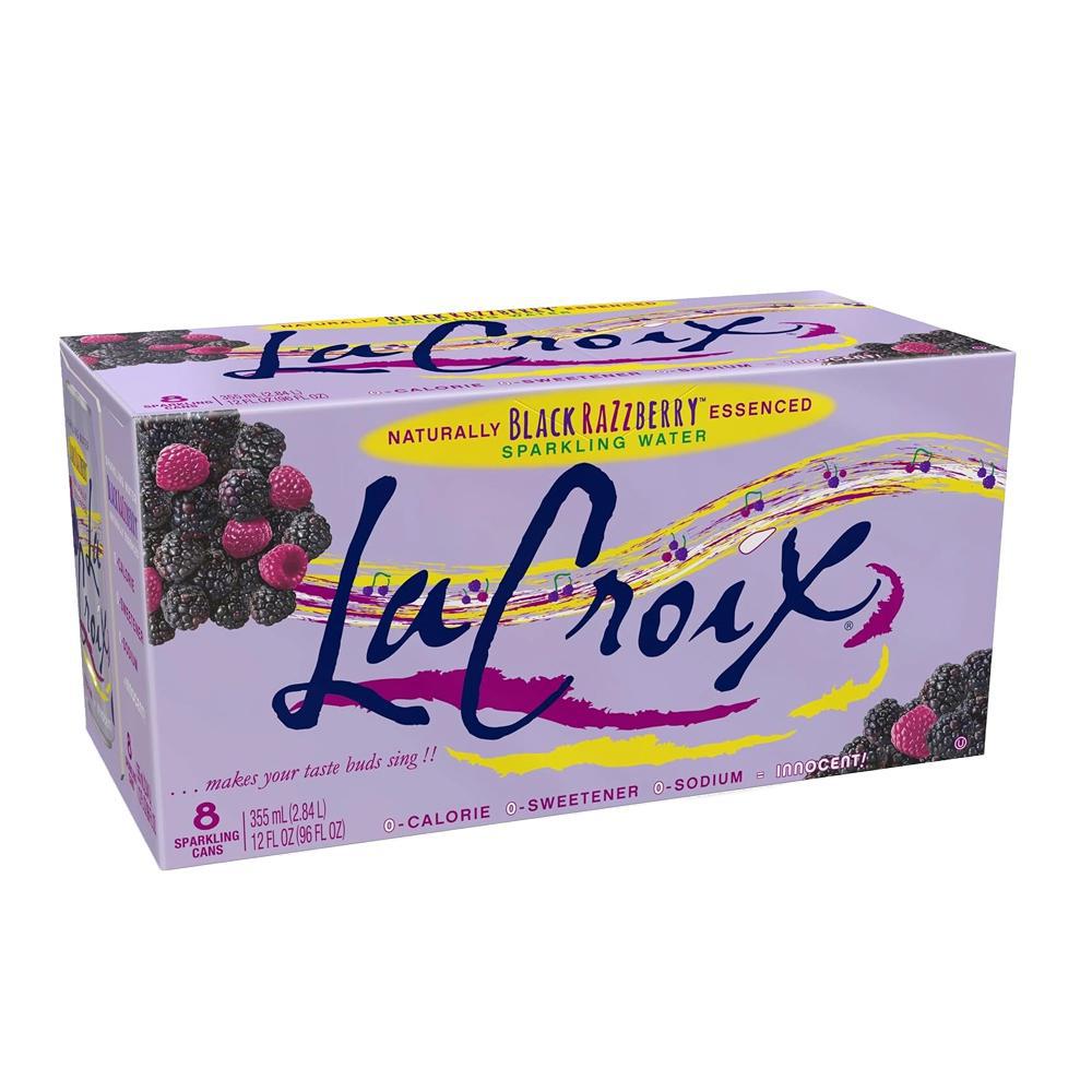 La Croix - ’Black Razzberry’ Sparkling Water (8PK) - CARBONATED & SPARKLING