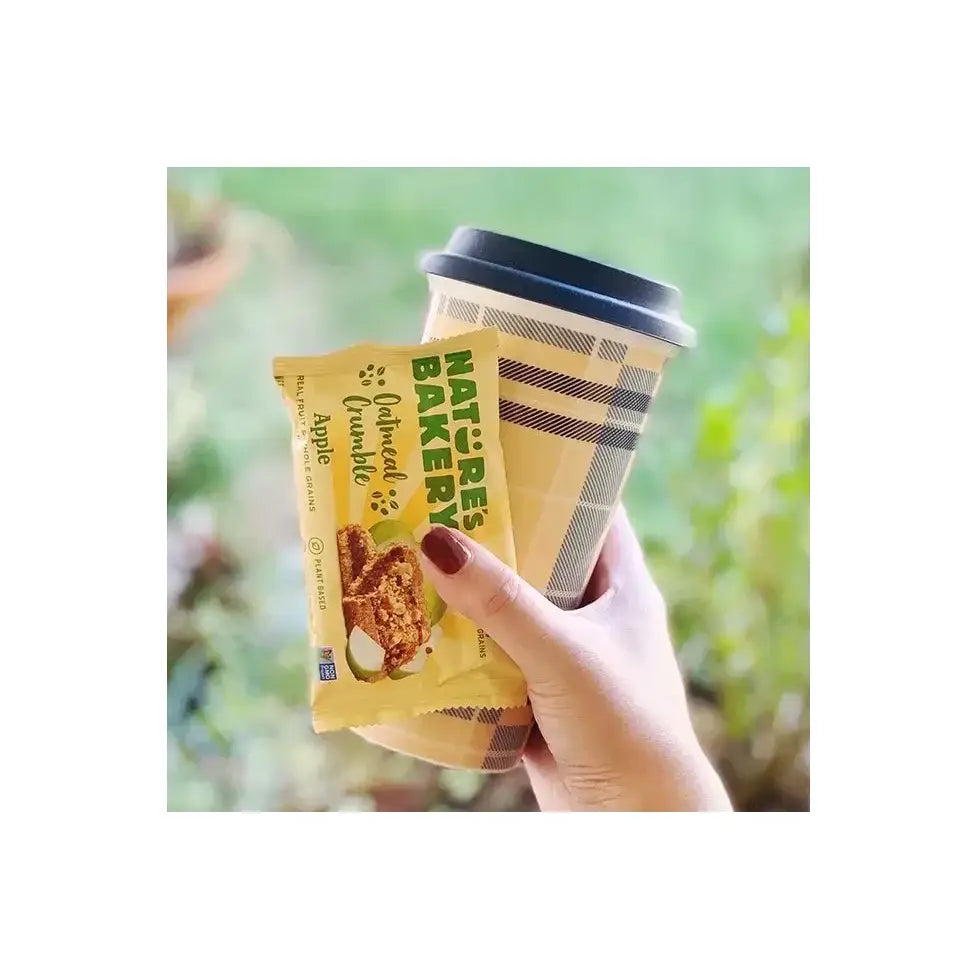 Nature’s Bakery Oatmeal Crumble Apple Flavor - (6packs x 8.46oz) - snack bar