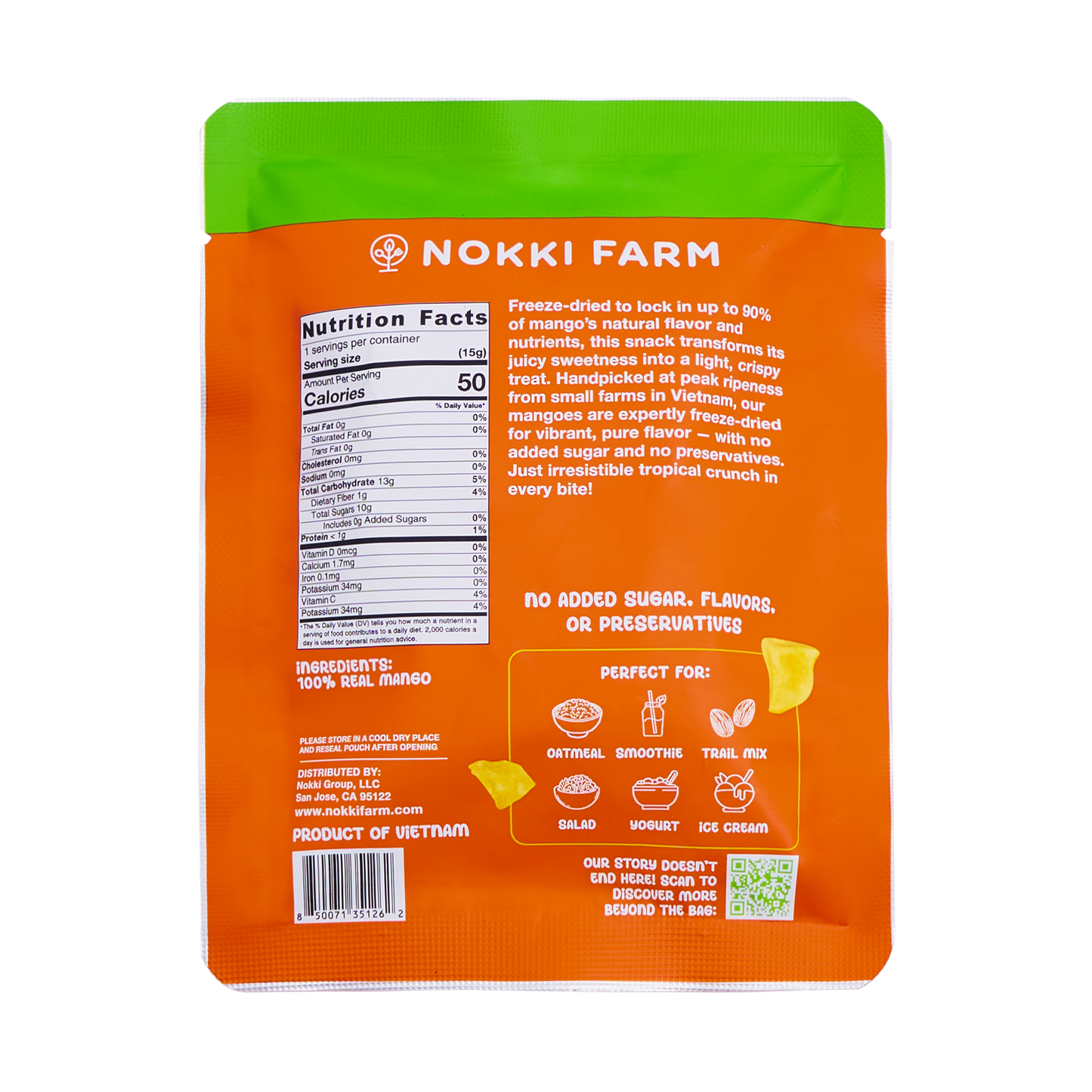 Freeze-Dried Mango
