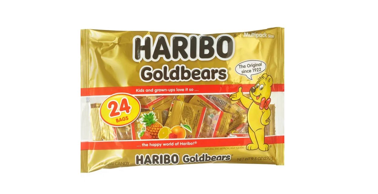 24PK HARIBO Gold Bear mini 9.5oz 12 pack