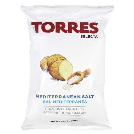 Torres Selecta - ’Mediterranean Salt’ Premium Potato Chips (50G) - Snacks
