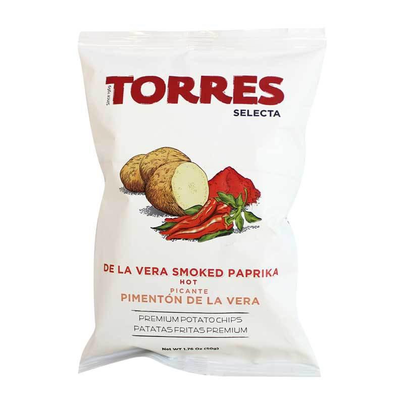 Torres Selecta - ’Smoked Hot Paprika’ Premium Potato Chips (50G) - Snacks
