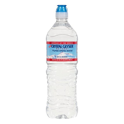 Crystal Geyser Alpine Sprng Water Sprt (24x700ML )-0