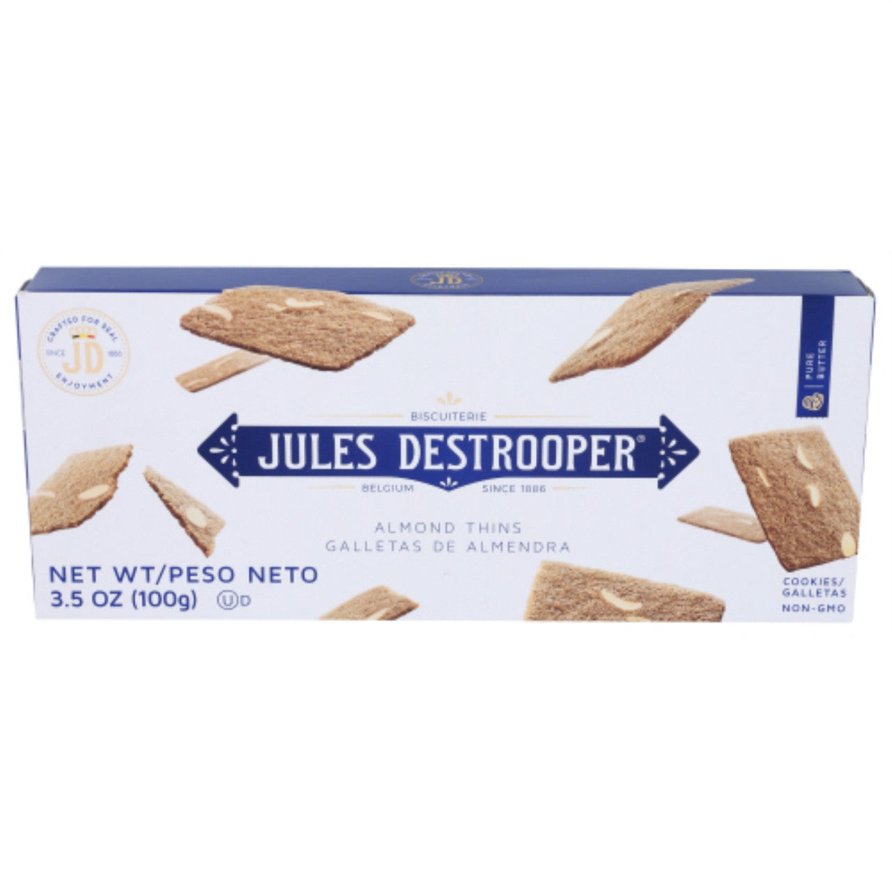 Jules Destrooper Almond Thins (12x3.5Oz)-0