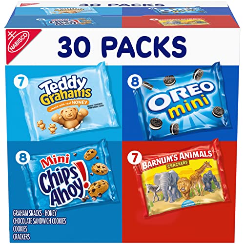 Nabisco Snack Variety Pack - OREO, CHIPS AHOY!, Teddy Grahams, Crackers
