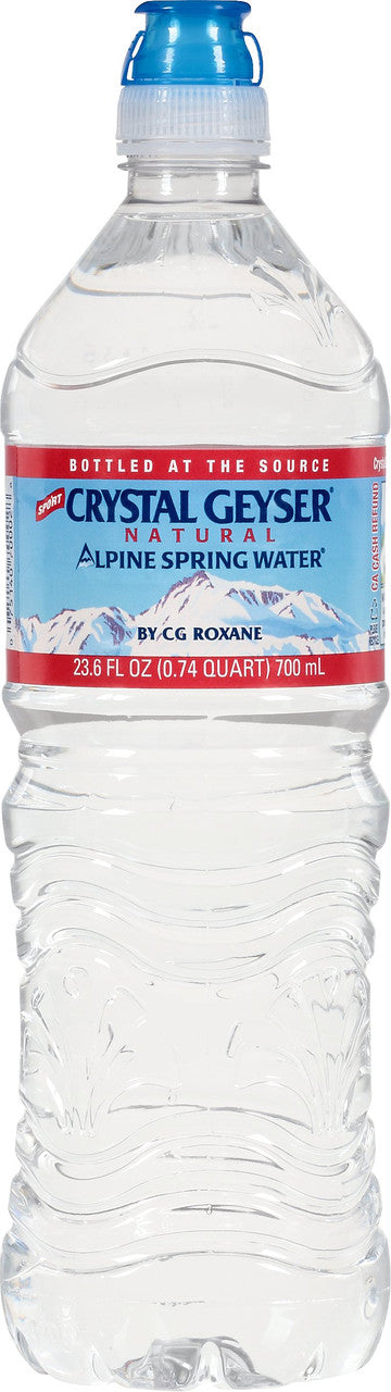Crystal Geyser Alpine Sprng Water Sprt (24x700ML )-1