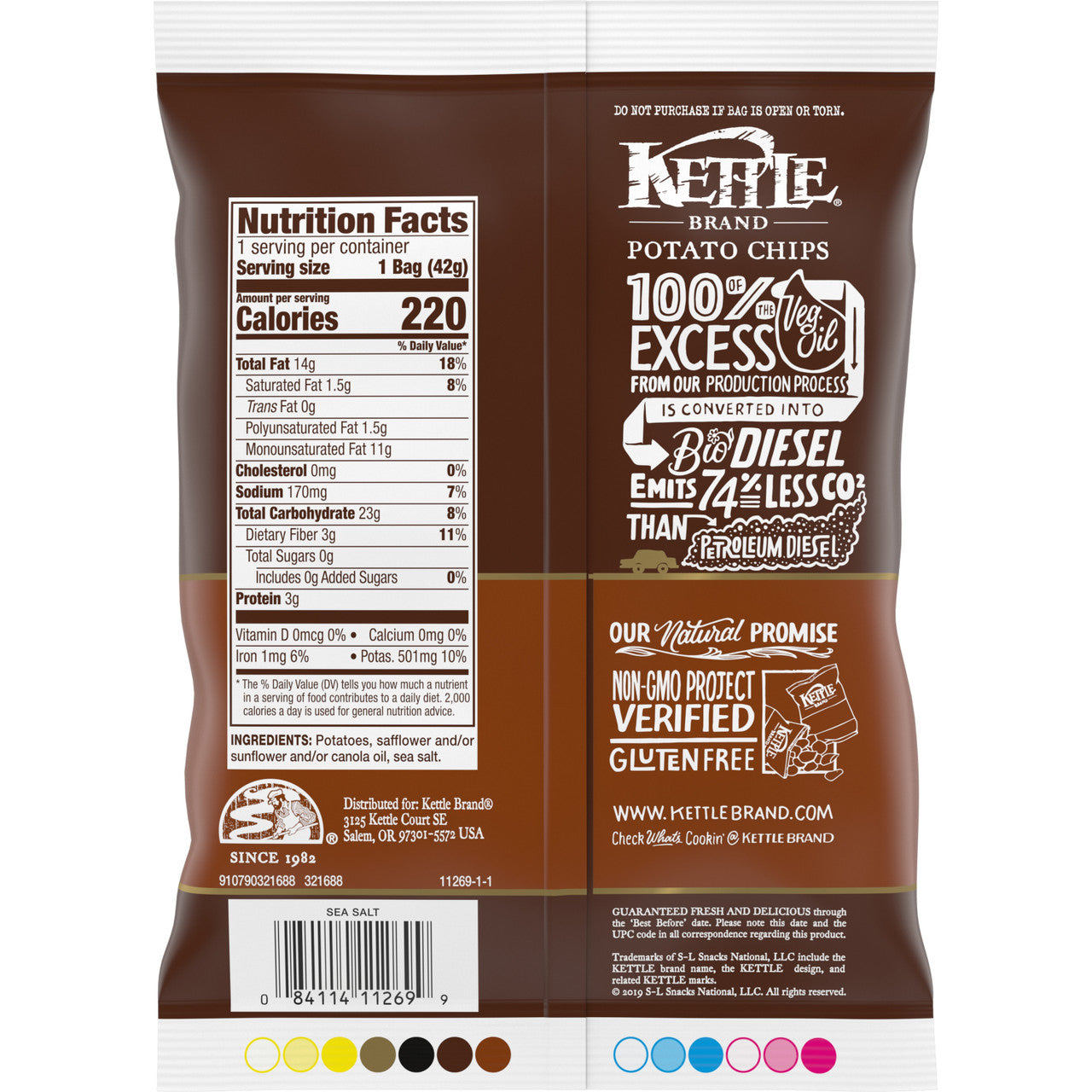 KETTLE CHIPS SEA SALTED ( 24 X 1.5 OZ   )-5