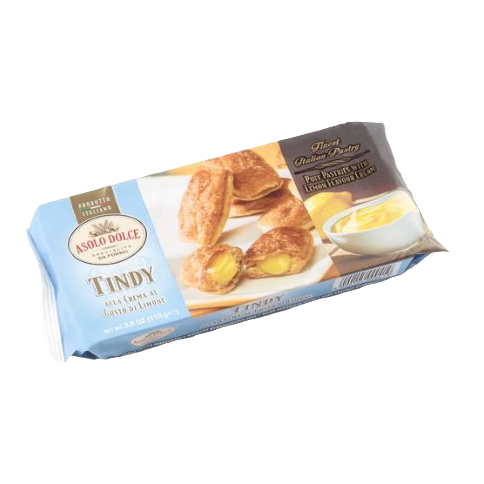 Asolo Dolce Filled Puff Pastry With Lemon Cream 110g