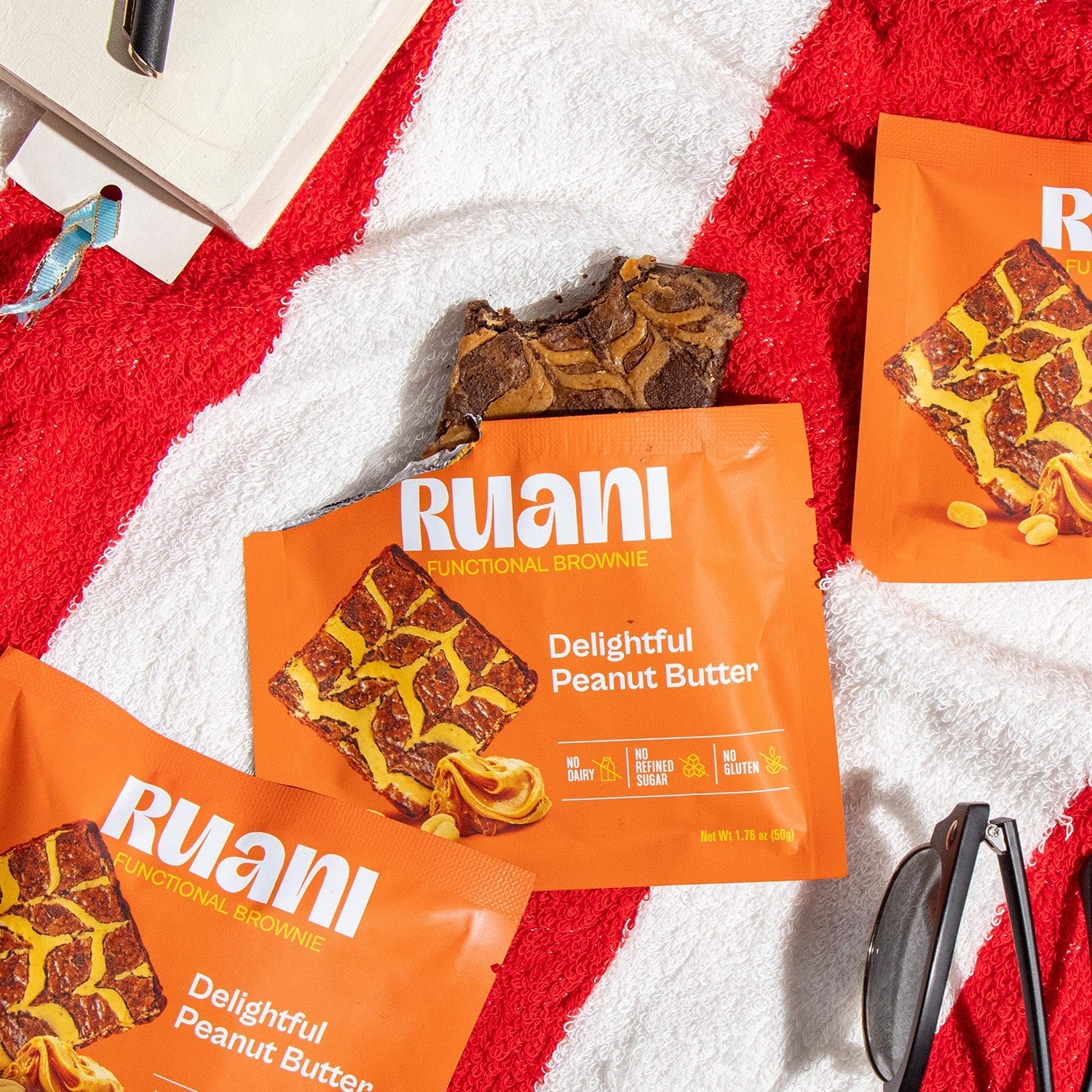 Ruani Delightful Peanut Butter Brownie - 6 pack