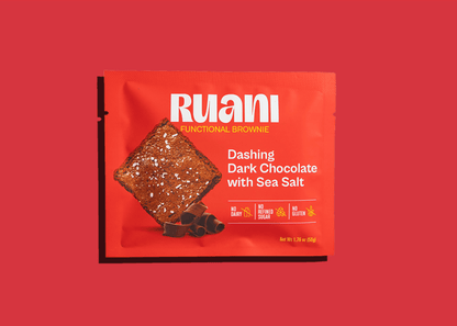 Ruani Dashing Dark Chocolate Brownie with sea salt - 6 pack