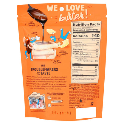 MICHEL CHOC HZLNT CKY SQ ( 6 X 4.4 OZ   )-1