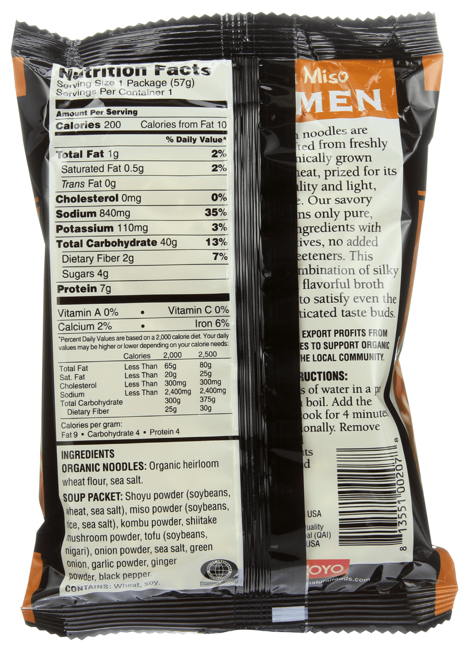 Koyo Foods Tofu & Miso Dry Ramen (12x2 Oz)-1