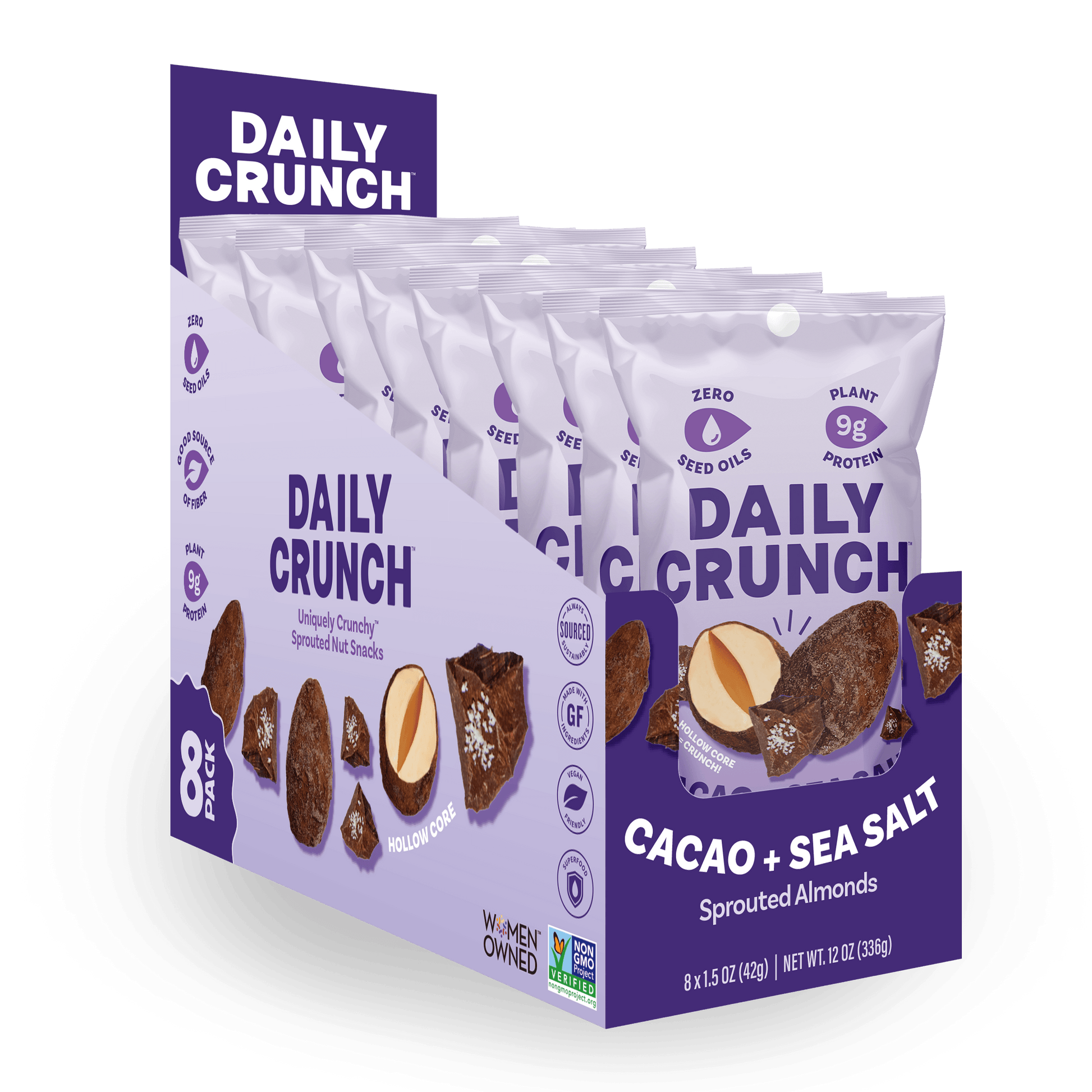 CACAO + SEA SALT (SNACK) - 8 Pack - Nuts