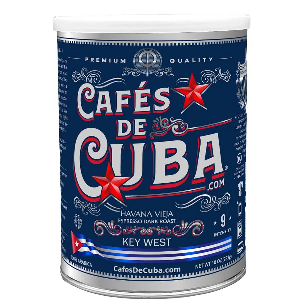 Cafes De Cuba - ’Havana Vieja’ Cuban-Style Espresso Dark Roast (10OZ) - Coffee & Tea
