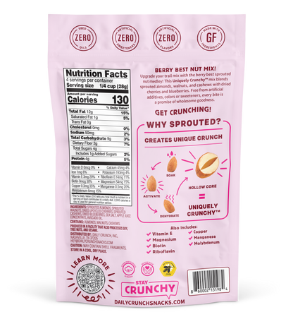 CHERRY BERRY NUT MEDLEY - Trail Mix Snacks