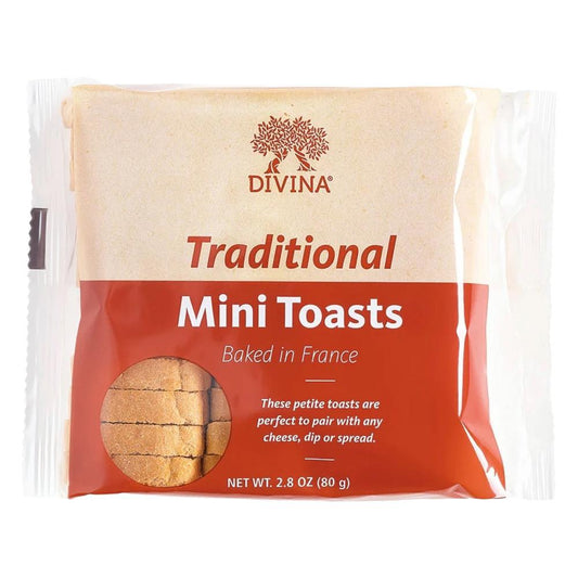 Divina - ’Traditional’ Mini Toasts (2.8OZ) - Bread