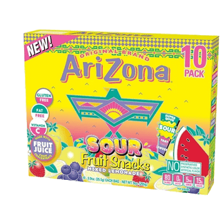 Arizona Lemonade Sours Fruit Snacks - 0.9 oz (10 count)