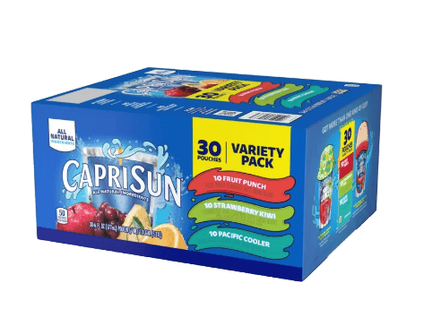 Capri Sun Variety Pack Juice Pouches - 30 ct Box, 6 fl oz