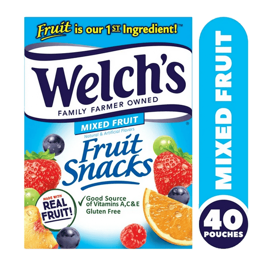 Welch's Mixed Fruit Snacks - 0.8 oz, 40 Count