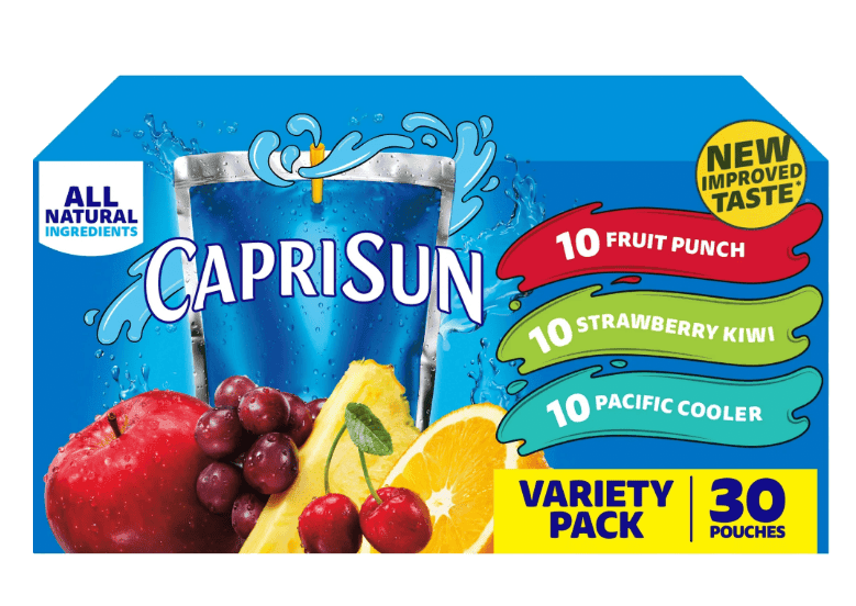 Capri Sun Variety Pack Juice Pouches - 30 ct Box, 6 fl oz