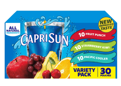 Capri Sun Variety Pack Juice Pouches - 30 ct Box, 6 fl oz