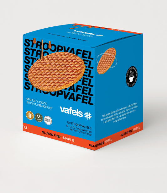 Gluten-Free Maple Stroopvafels - Box of 10 - Cookies