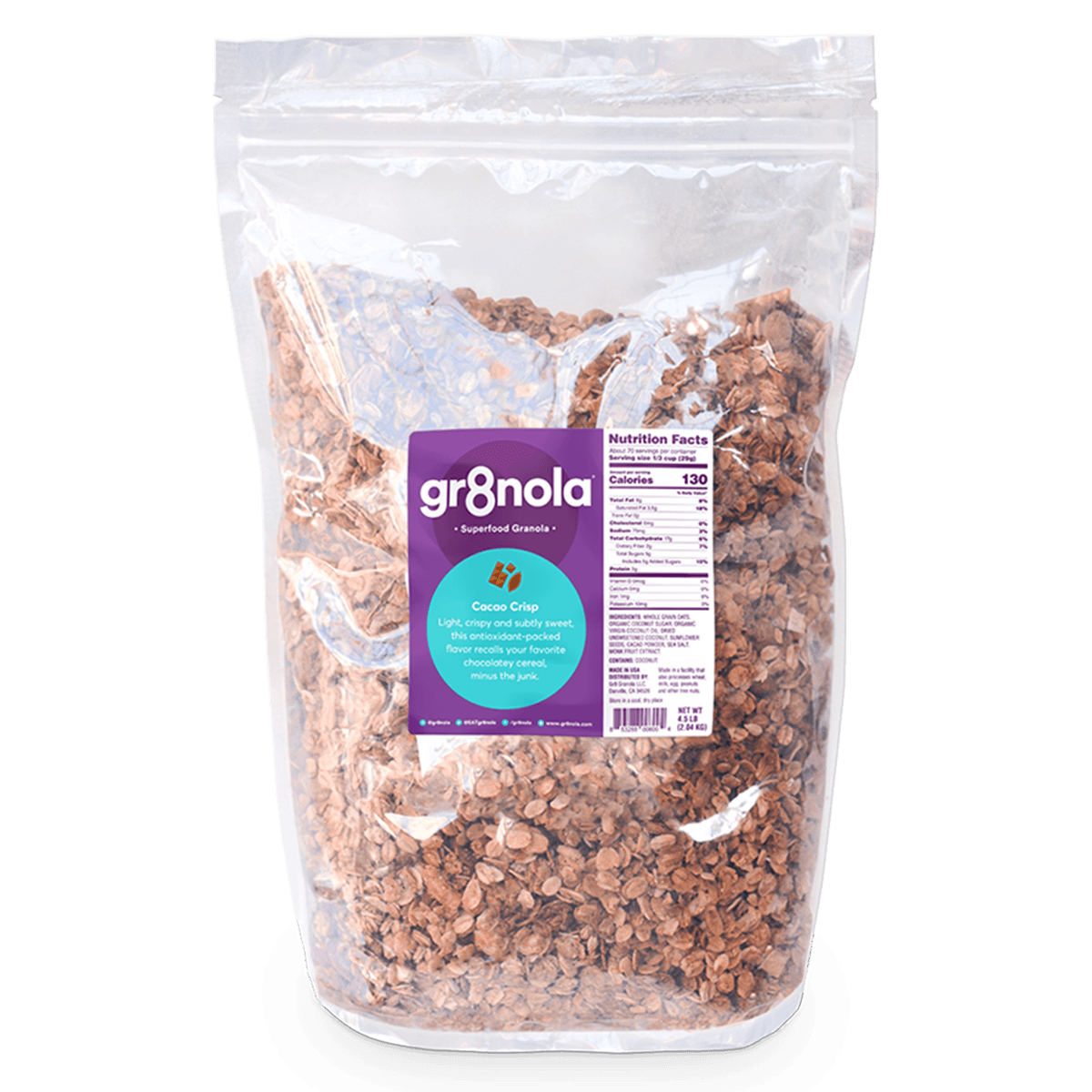 Cacao Crisp (4.5lb) - granola