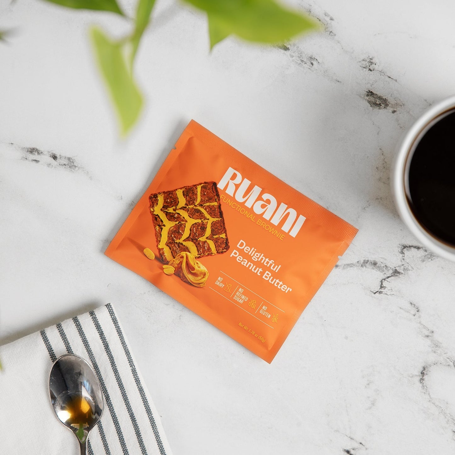 Ruani Delightful Peanut Butter Brownie - 6 pack