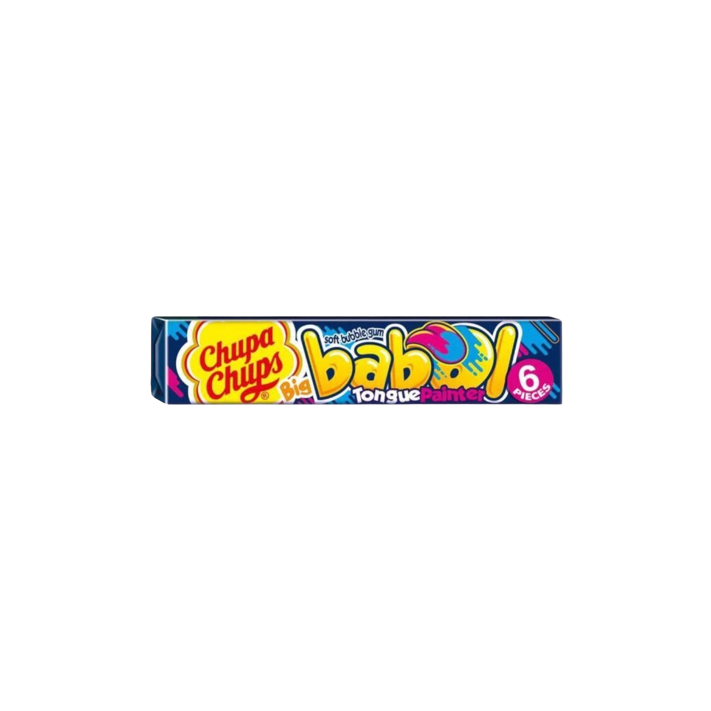 Chupa Chups Big Babol Tongue Painter Bubble Gum - 27.6g