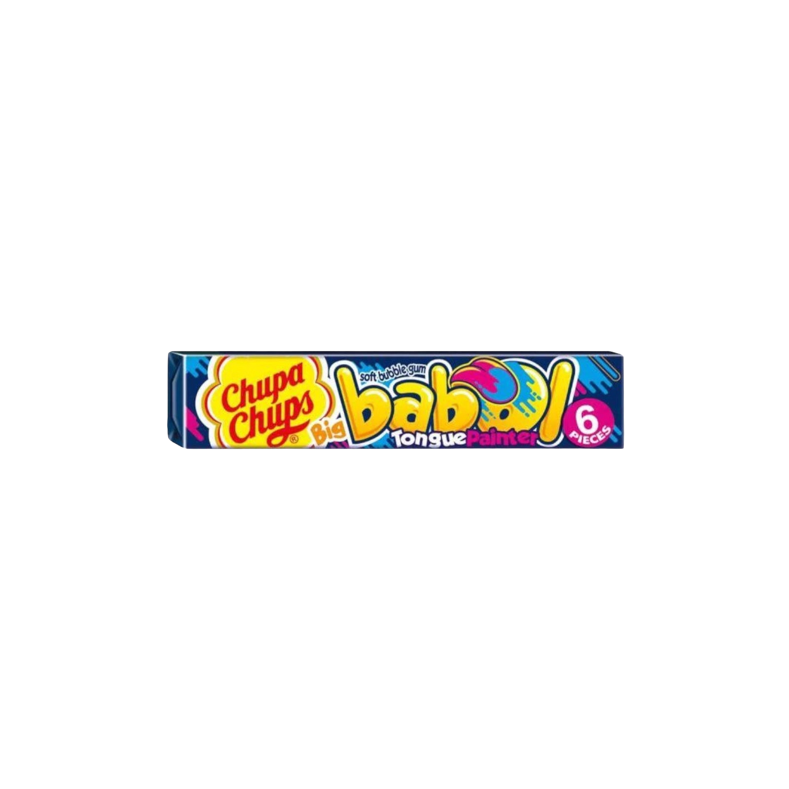 Chupa Chups Big Babol Tongue Painter Bubble Gum - 27.6g