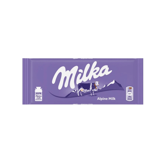 Milka Chocolate Bar Alpine Milk 90g