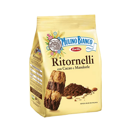 Mulino Bianco Ritornelli Cookies Jumbo Pack 700g - Cocoa & Almond Delight