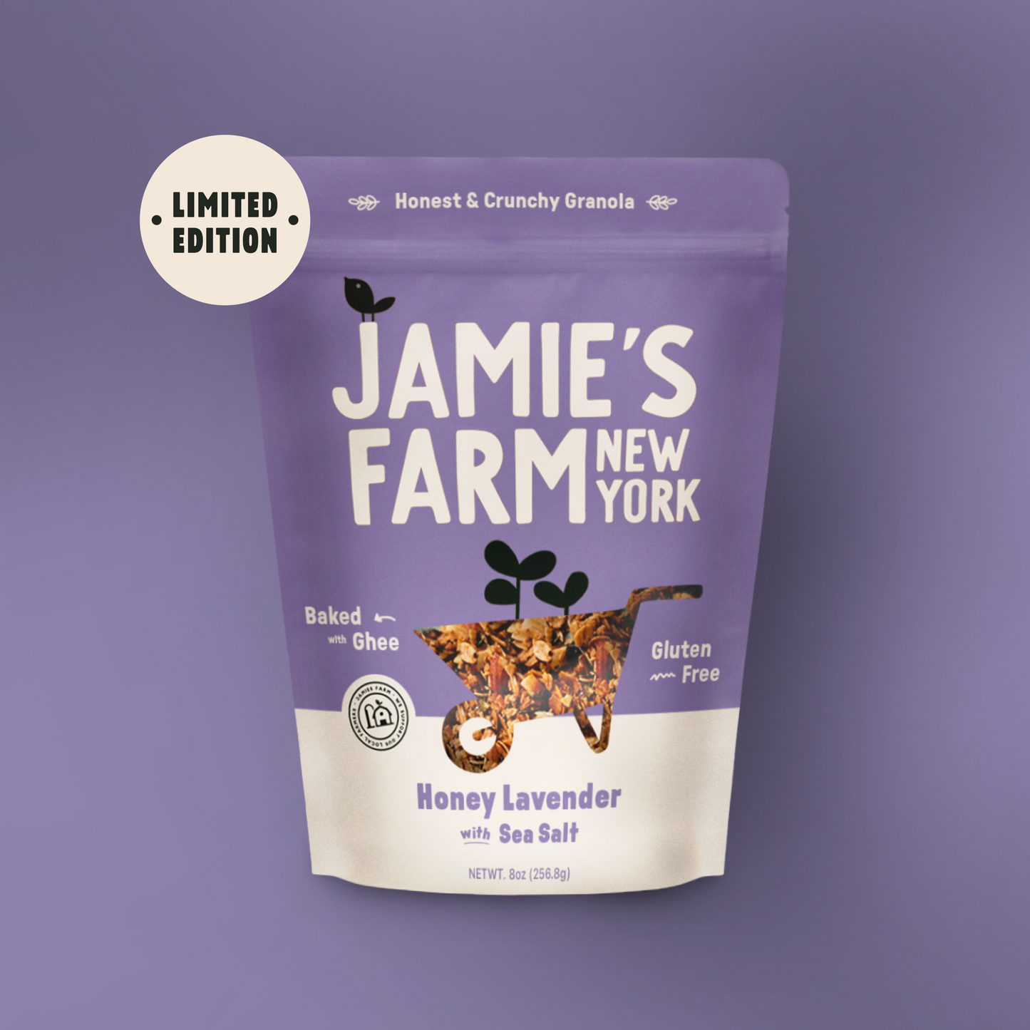 Honey Lavender Granola with Sea Salt - 8 oz - Granola
