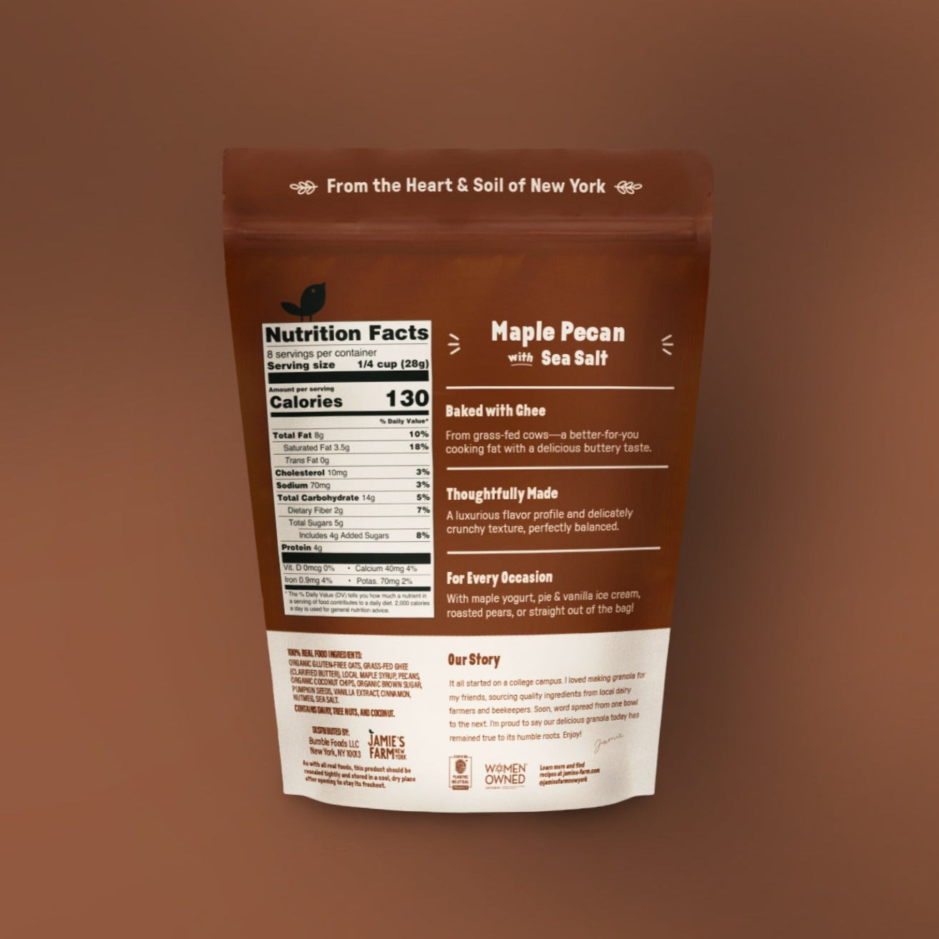 Maple Pecan Granola with Sea Salt - Granola