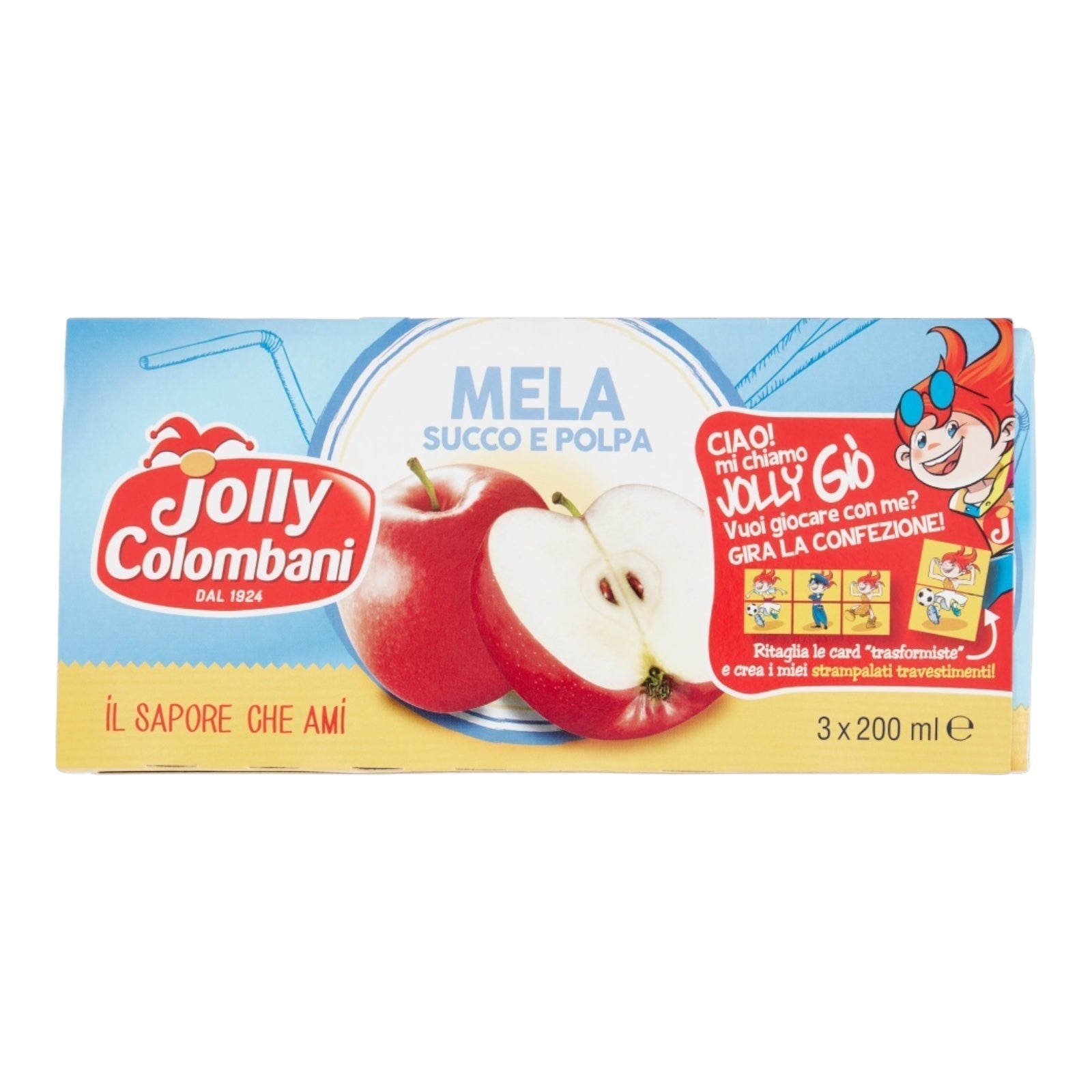 Jolly Colombani 3x 200ml Apple Juice - Juice