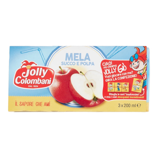 Jolly Colombani 3x 200ml Apple Juice - Juice