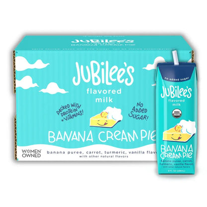 Banana Cream Pie Organic Whole Milk Boxes 12-pack - milk