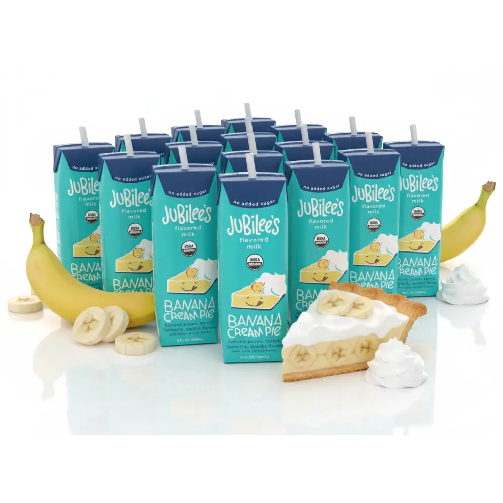 Banana Cream Pie Organic Whole Milk Boxes 12-pack - milk