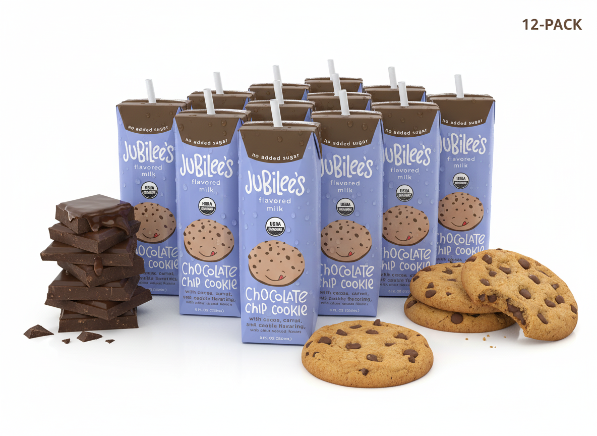 Chocolate Chip Cookie Organic Whole Milk Boxes 12-pack - milk