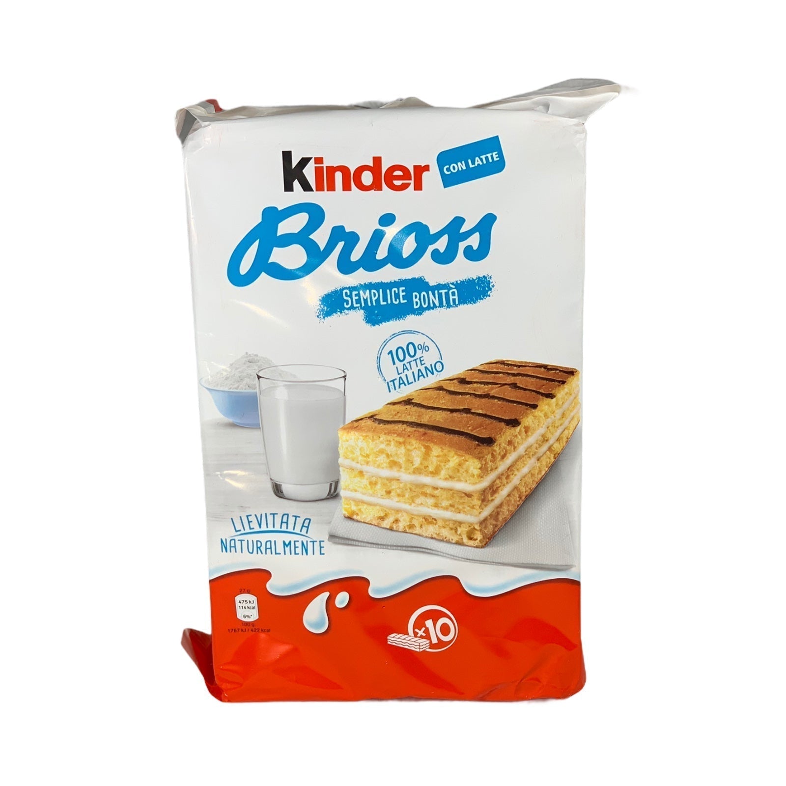 Kinder Brioss 10 snacks Ferrero - pastry