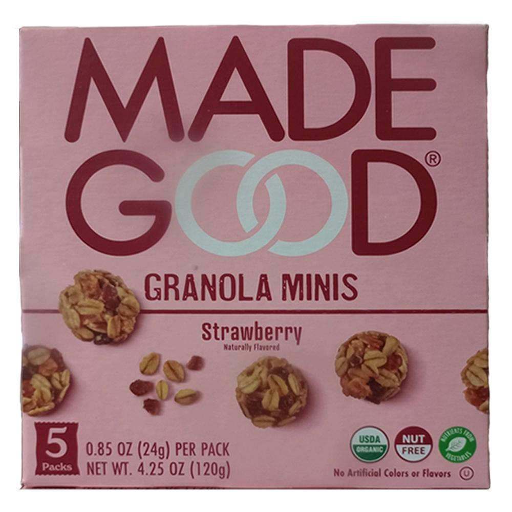 Made Good - ’Organic Strawberry’ Granola Minis (5CT) - Granola