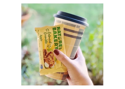Nature’s Bakery Oatmeal Crumble Apple Flavor - (6packs x 8.46oz) - snack bar