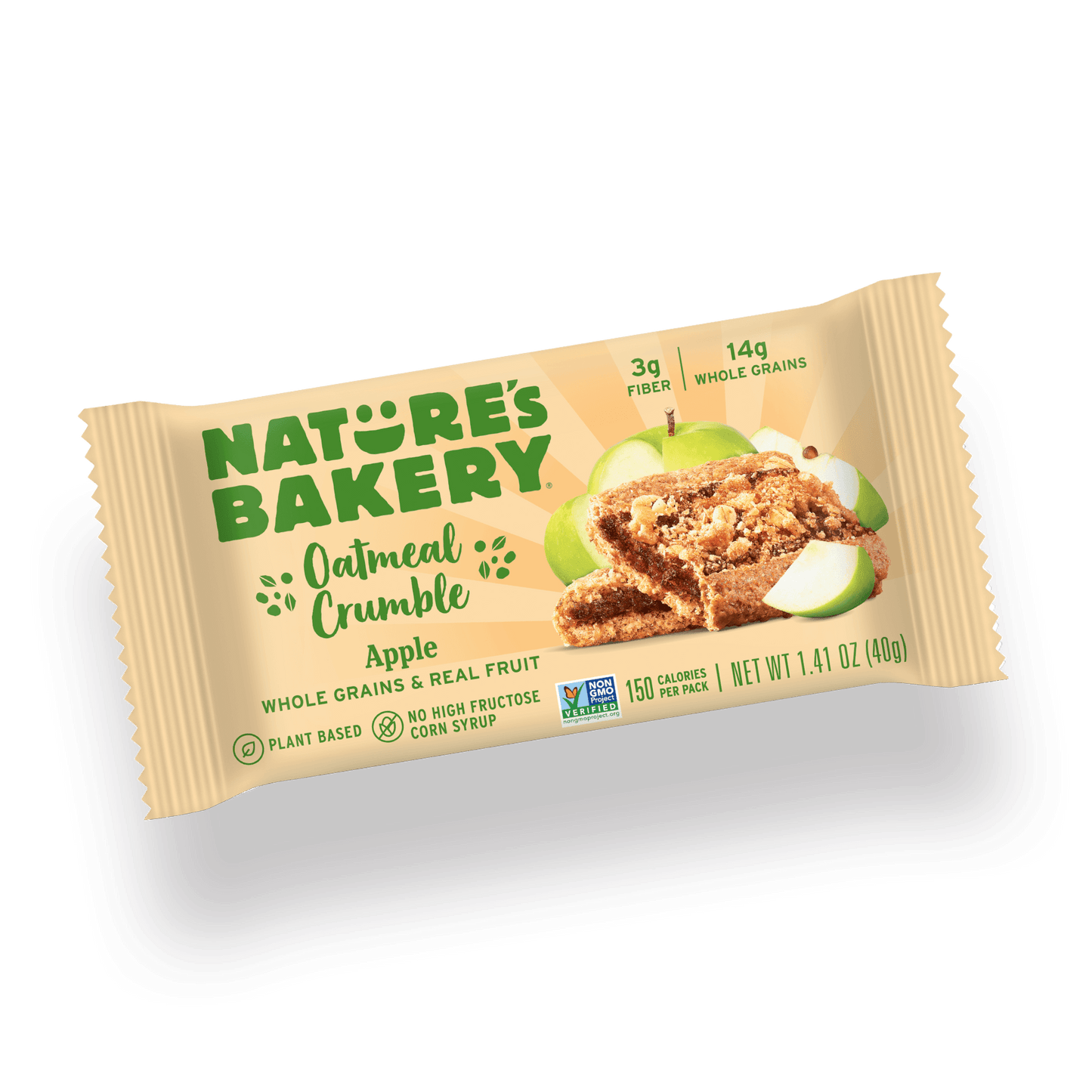 Nature’s Bakery Oatmeal Crumble Apple Flavor - (6packs x 8.46oz) - snack bar