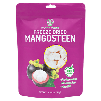 Nokki Farm Freeze-Dried Mangosteen - (1.76oz or Mini Six Pack) - Regular - Fruit Snacks